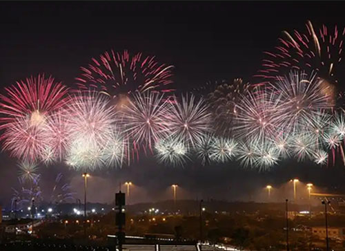 滨海新区焰火晚会